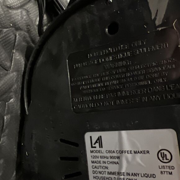 Rare Gevalia Coffee Maker Model C-60A Black  12 Cup Programmable New Open Box - Picture 4 of 11